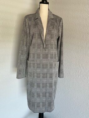 Sanctuary Josephine Houndstooth Trench Coat